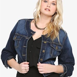 Torrid Crop Jean Jacket 2X